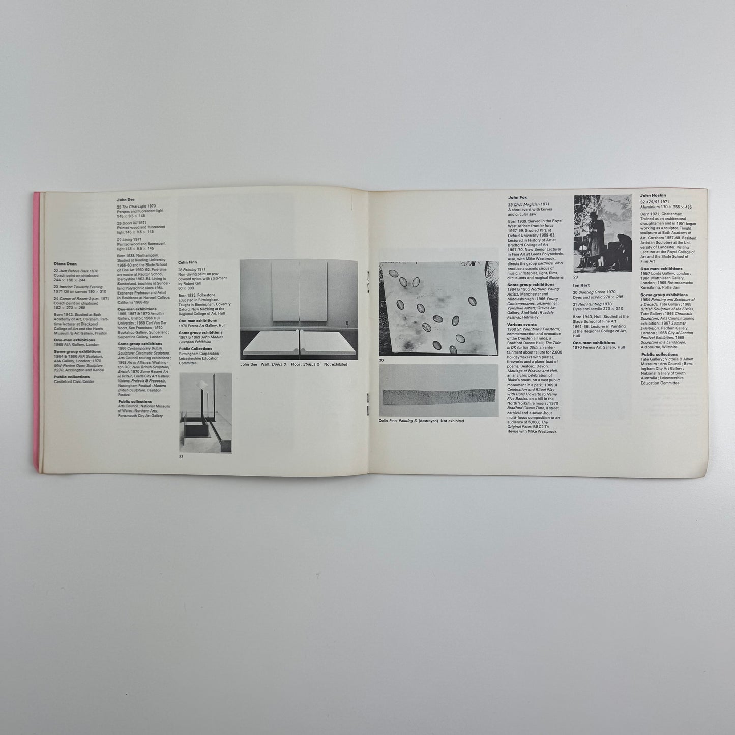 Art Spectrum North | Arts Council touring exhibition 1971 | Foreword by Robin Campbell and Norbert Lynton, Introduction by Susan Grayson, Roy Nicholson, Miranda Strickland-Constable | catalogue design by Richard Eckersley