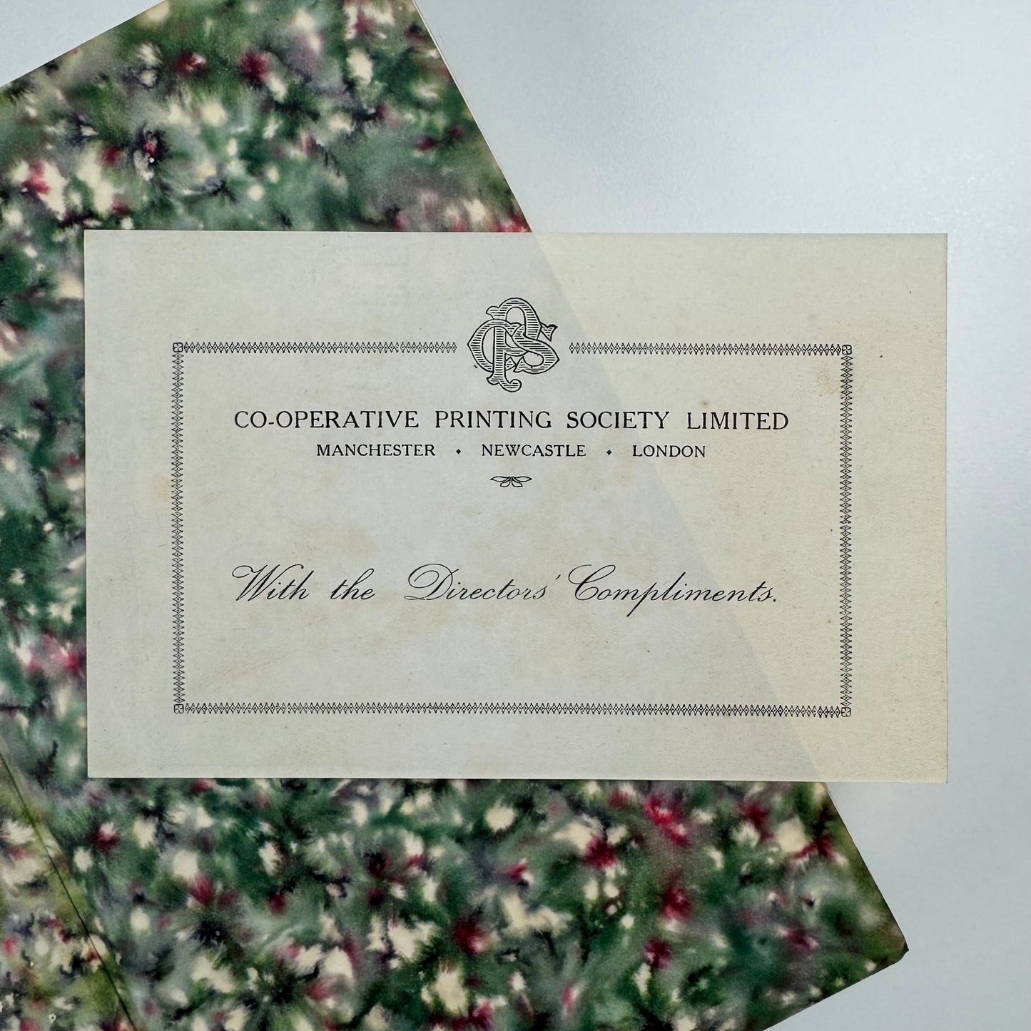 Sixty Years of Co-operative Printing. A Diamond Jubilee Survey of the Co-operative Printing Society Limited by T.W. Mercer, 1930