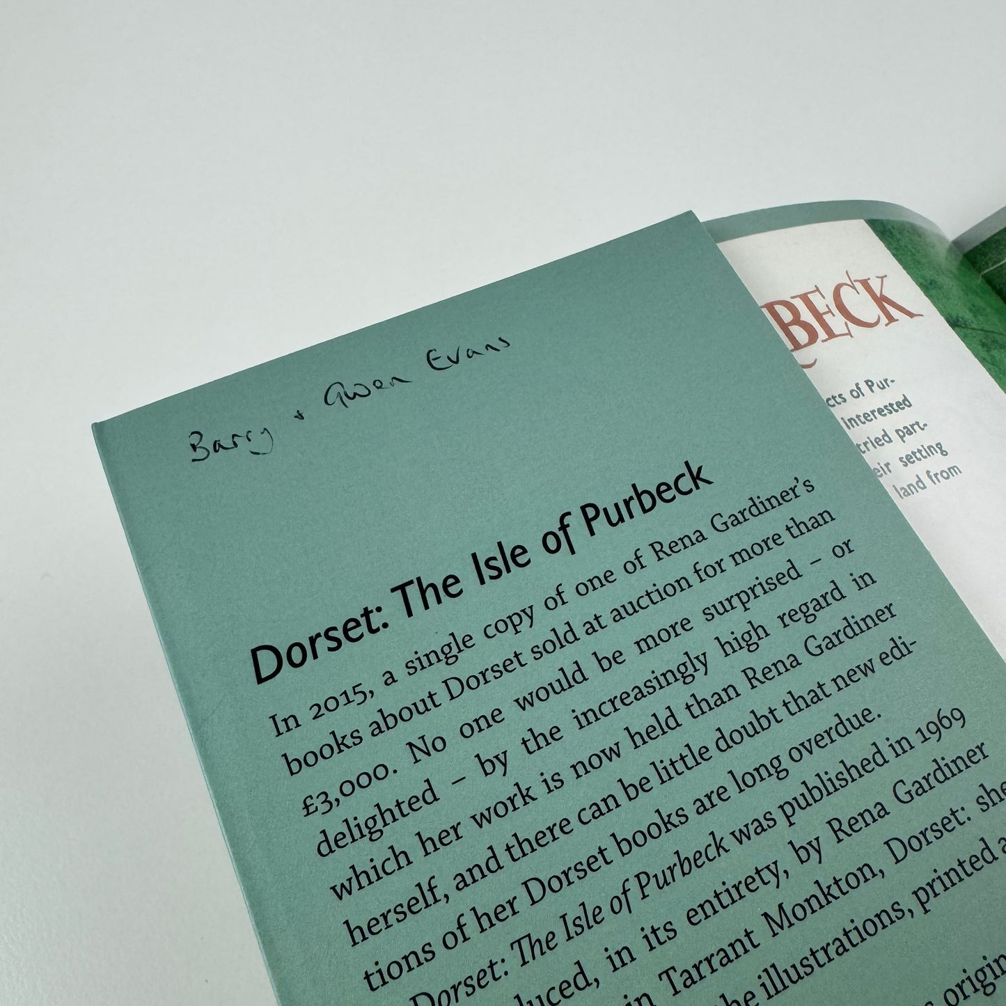 Dorset. The Isle of Purbeck by Rena Gardiner |The Dovecote Press & Little Toller Books, 2016 | Reprint of original with introductory text by Martin Andrews