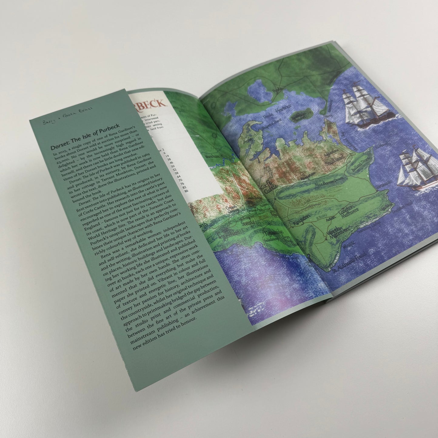 Dorset. The Isle of Purbeck by Rena Gardiner |The Dovecote Press & Little Toller Books, 2016 | Reprint of original with introductory text by Martin Andrews