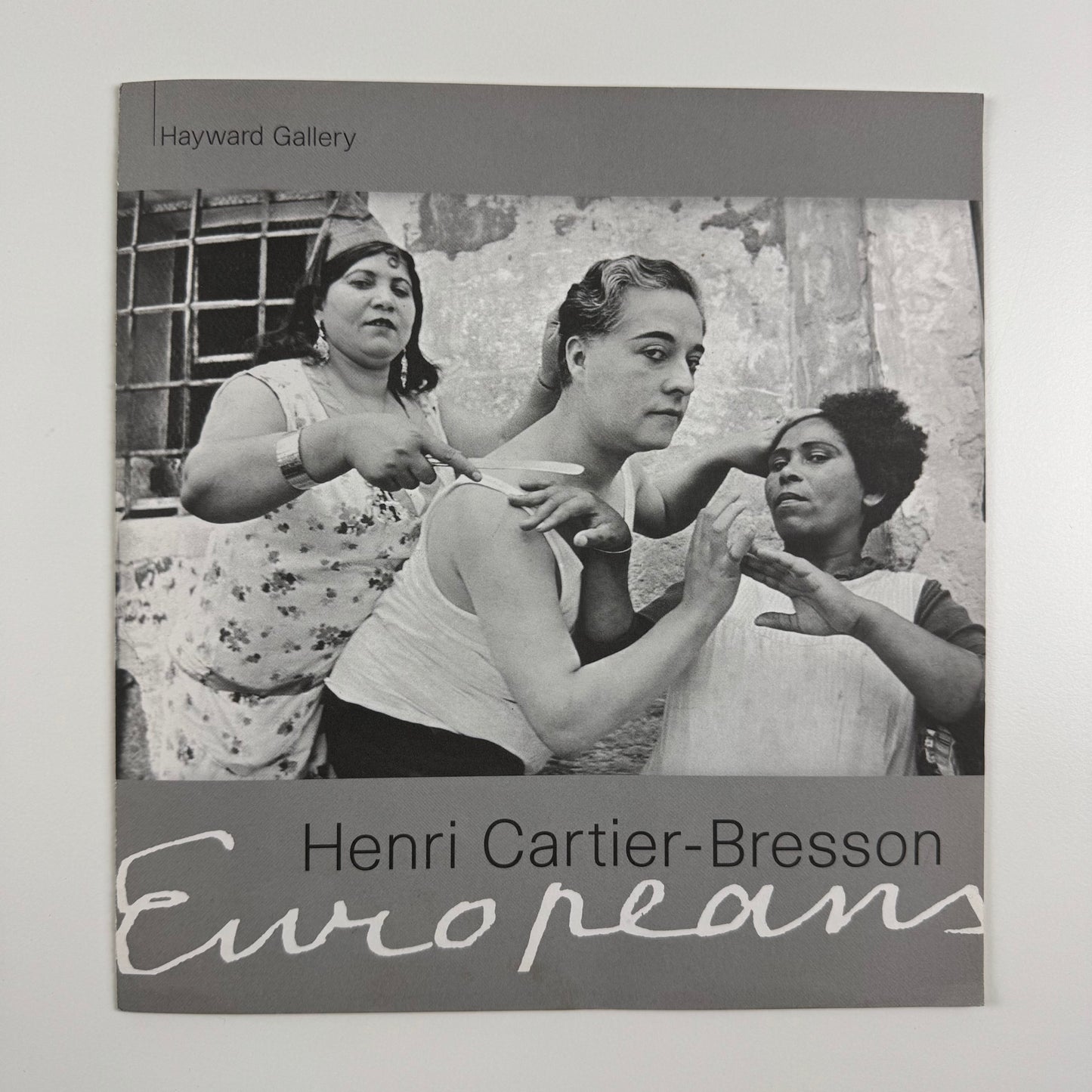Gallery/folding guide to accompany Henri Cartier-Bresson. Europeans | Hayward Gallery, 1998