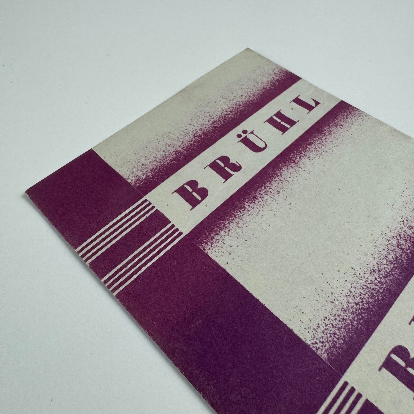 Small promotional leaflet and response slip for Julius Kayser & Co stockings manufacturer issued by Bruhl, c. 1930s