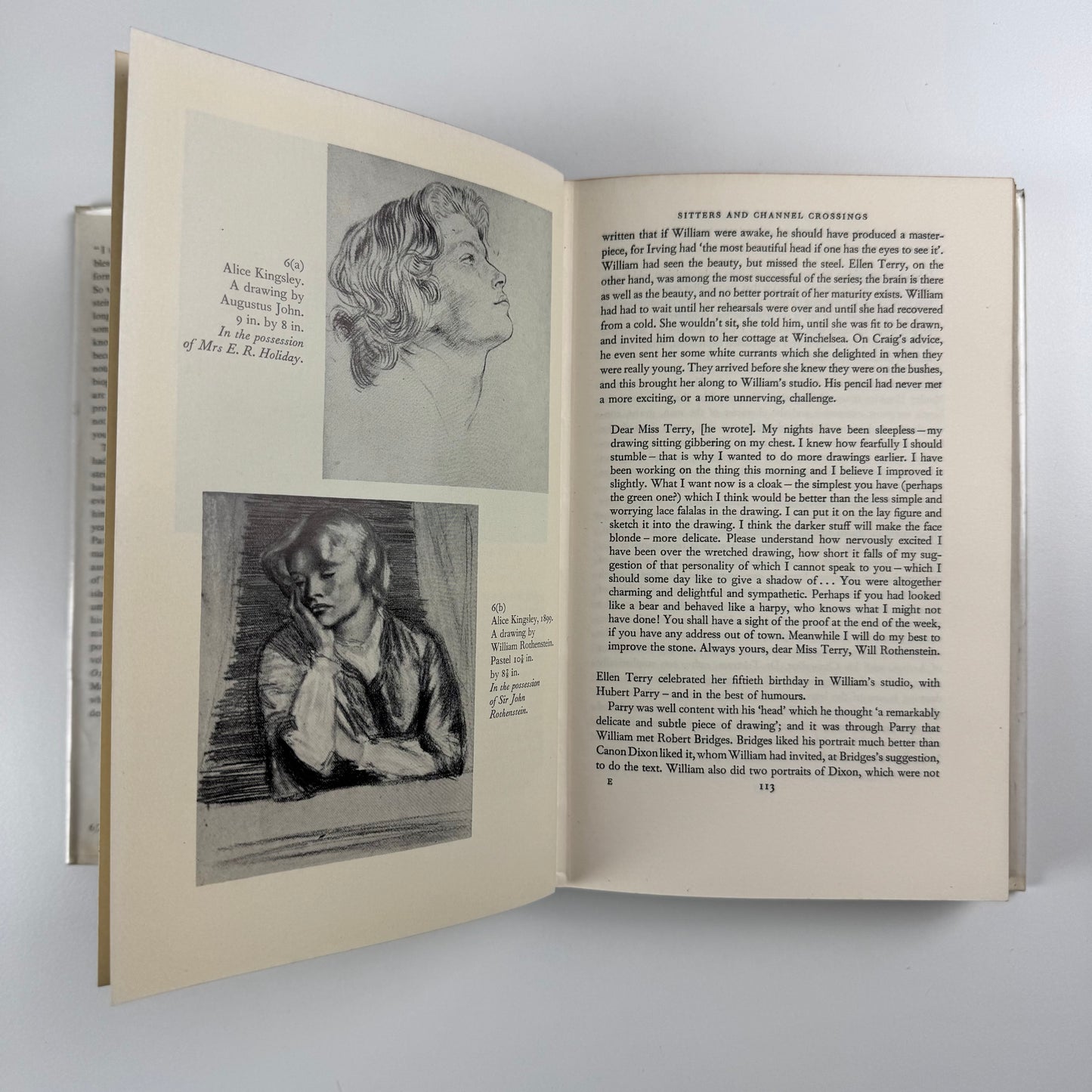 The Portrait of an Artist in his Time. William Rothenstein by Robert Speaight | Eyre & Spottiswoode, 1962