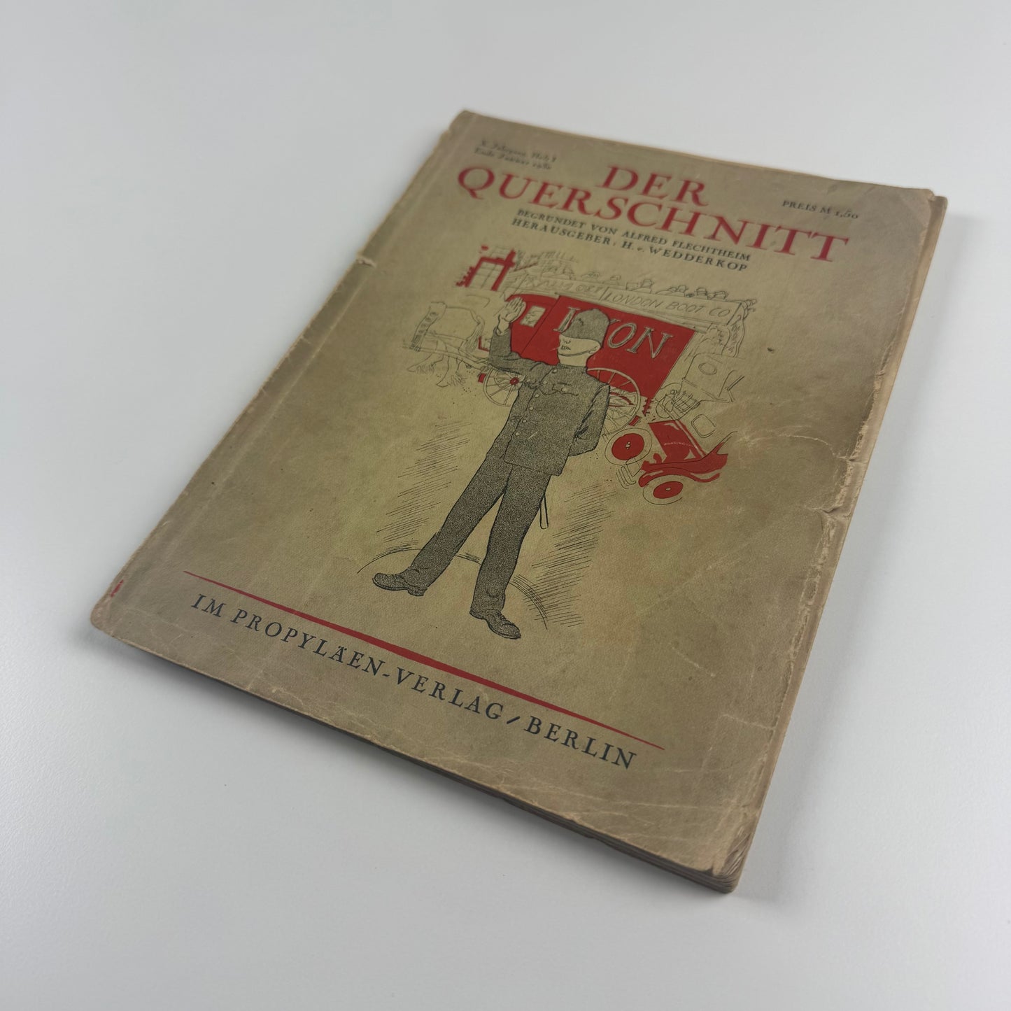 Der Querschnitt, X Jahrgang, Heft 1, January, 1930 | London issue | IM Propylaen-Verlag, Berlin, 1930
