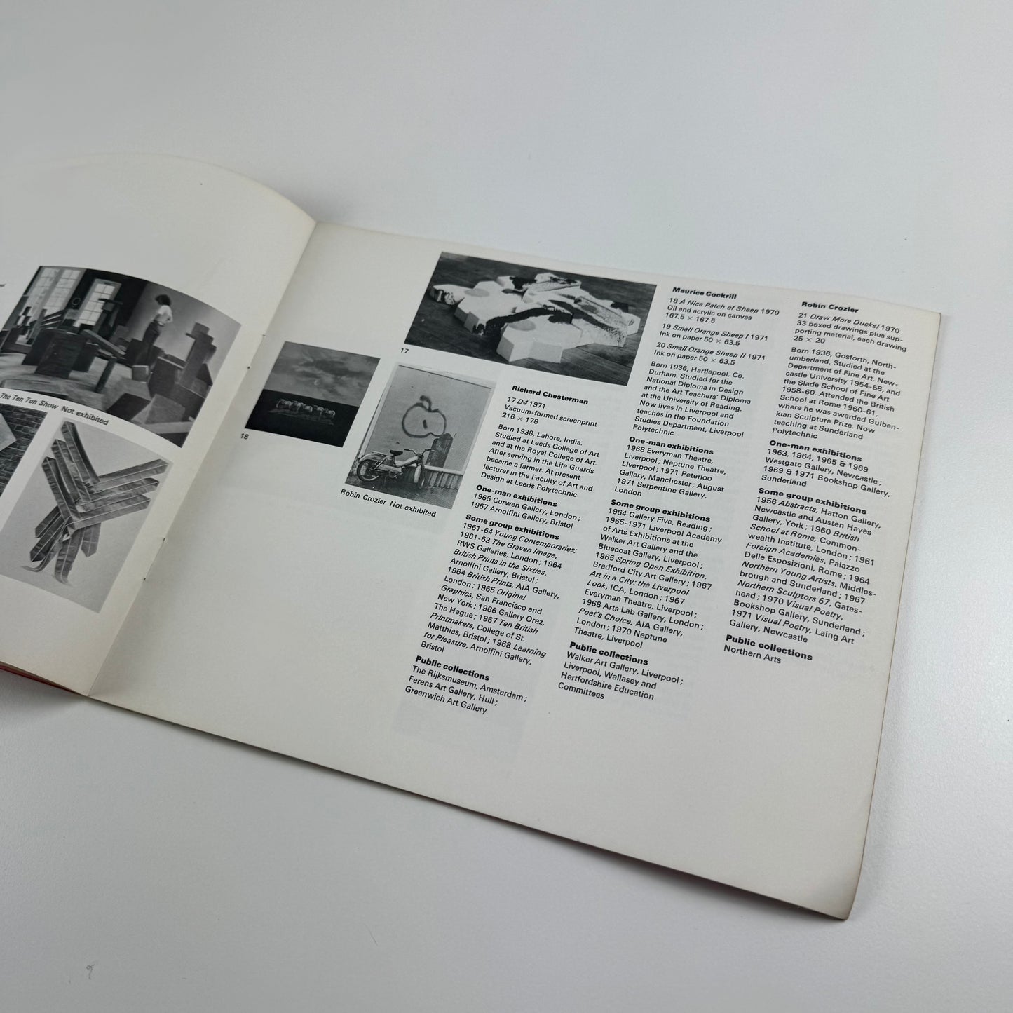 Art Spectrum North | Arts Council touring exhibition 1971 | Foreword by Robin Campbell and Norbert Lynton, Introduction by Susan Grayson, Roy Nicholson, Miranda Strickland-Constable | catalogue design by Richard Eckersley