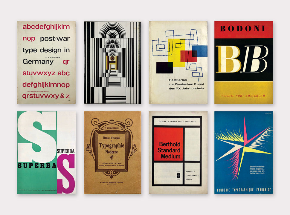 Typography - rare type specimen leaflets for sale