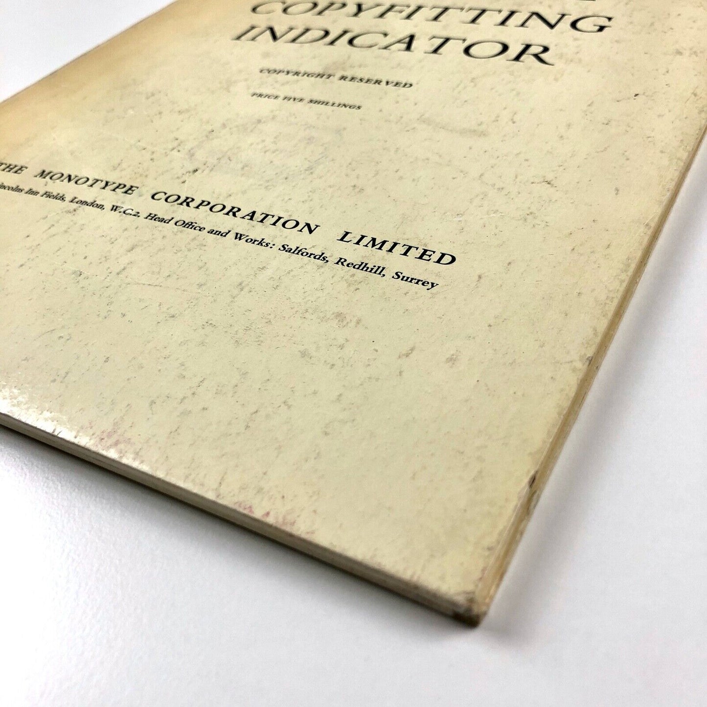 Monotype Copyfitting Indicator | Rotating calculator, The Monotype Corporation | Undated, 1950s?