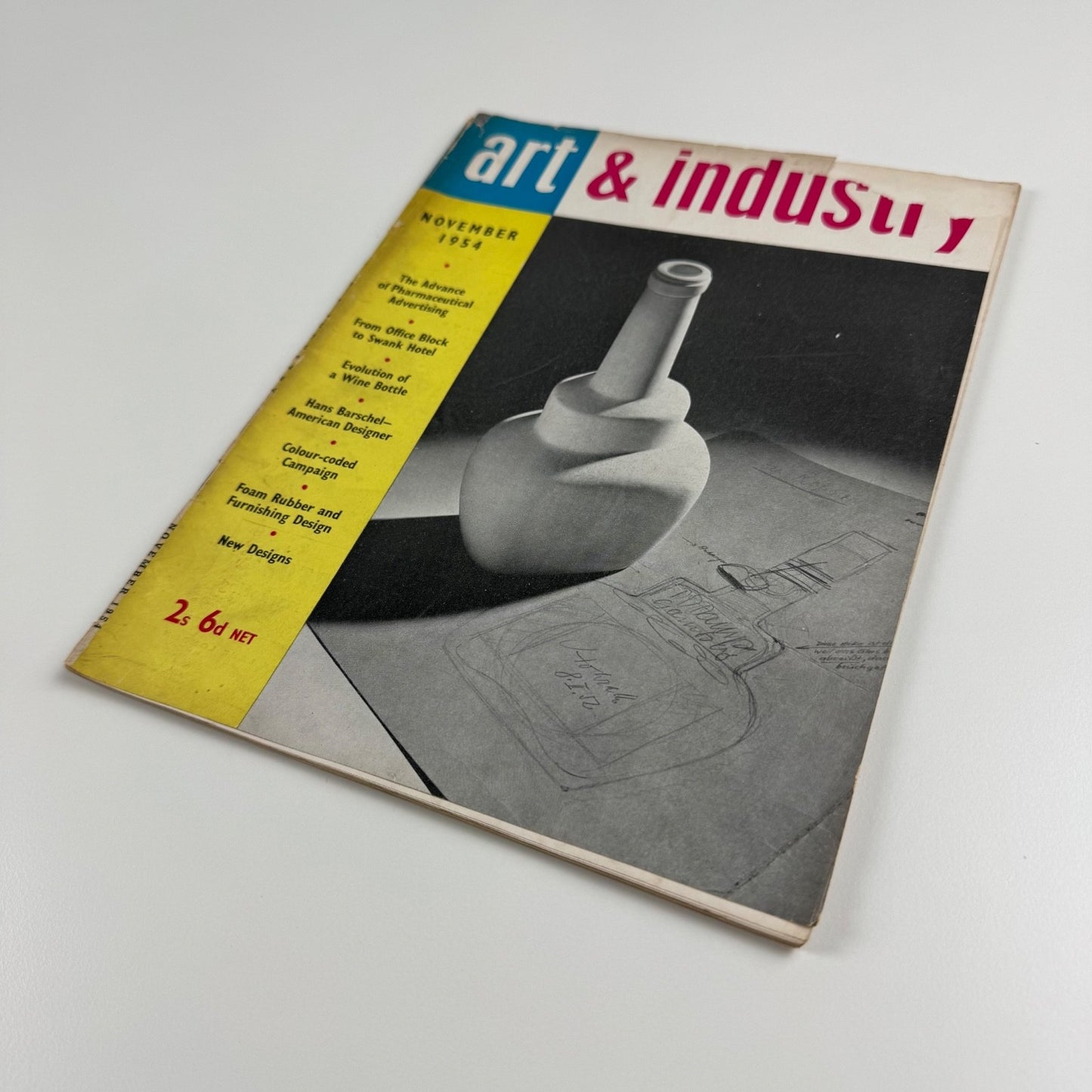 Art & Industry Vol 57, no 341, Nov 1954 pharmaceutical advertising Hans Barschel