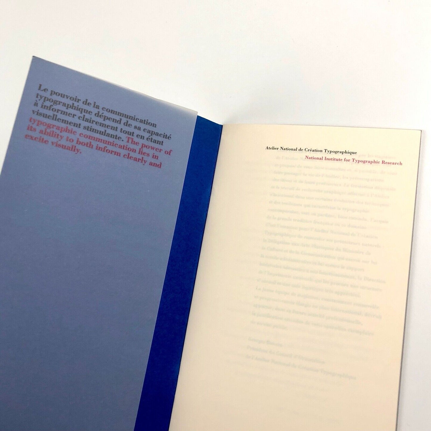 National Institute for Typographic Research (ANCT) | 1992 Georges Bonnin
