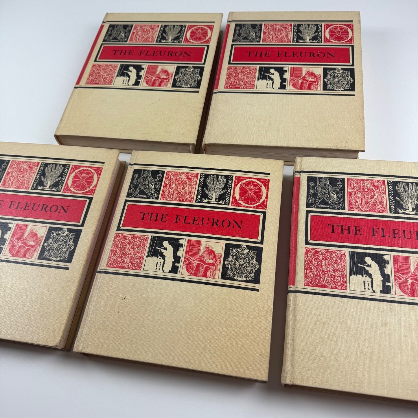 The Fleuron Journal of Typography by Stanley Morison 5 vols reprint 1970