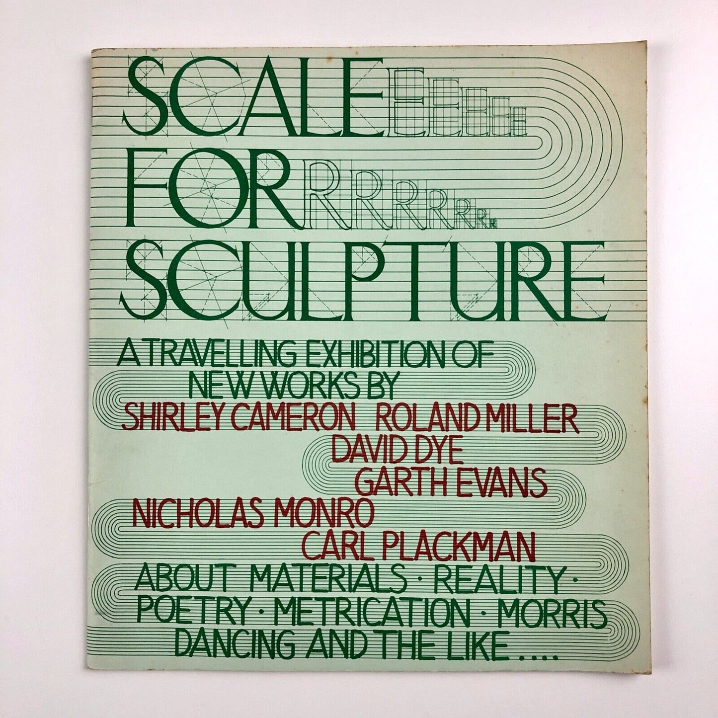 Scale for Sculpture | Serpentine Gallery catalogue | Arts Council | Carol Hogben, 1978