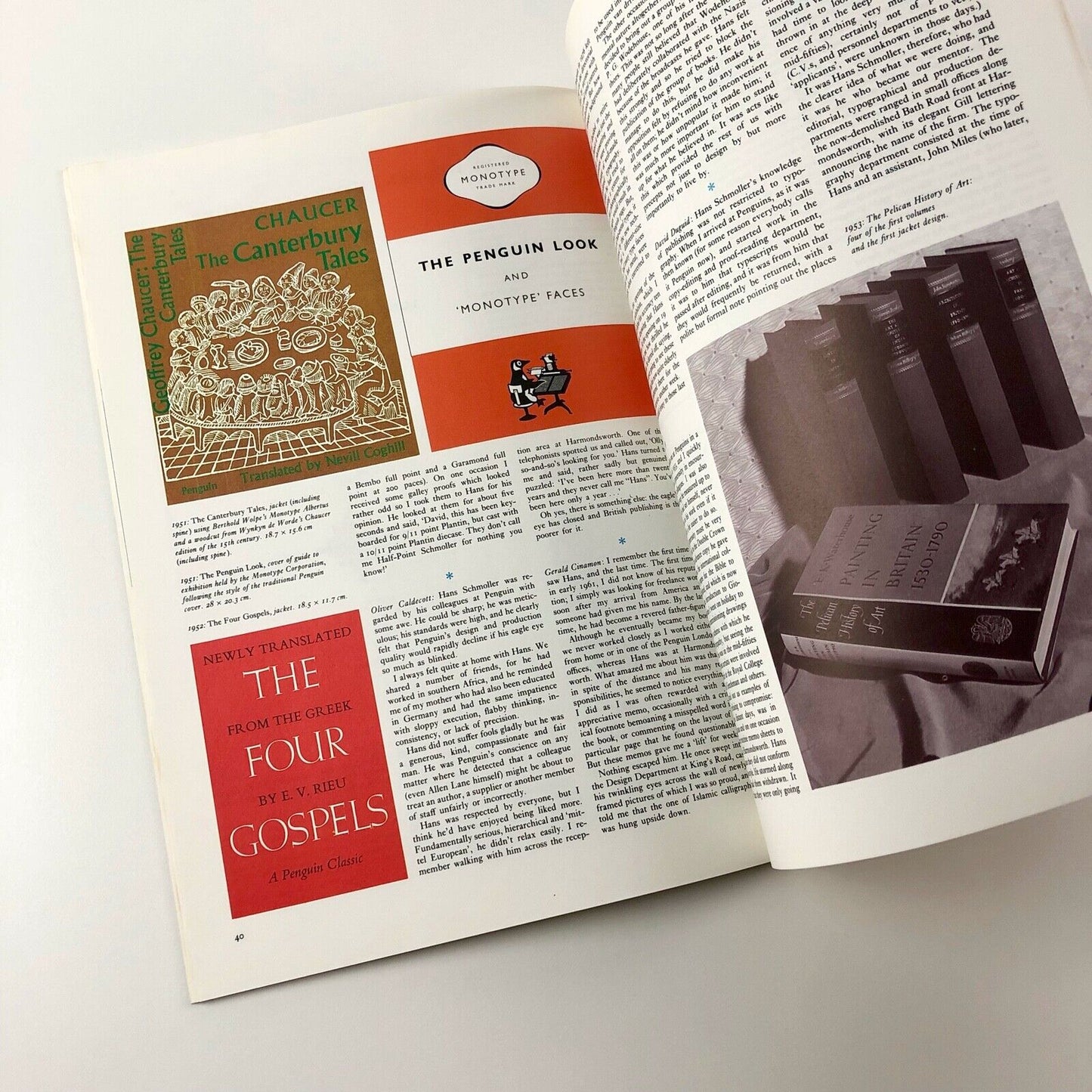 The Monotype Recorder | Hans Schmoller: Typographer | Number 6, April 1987