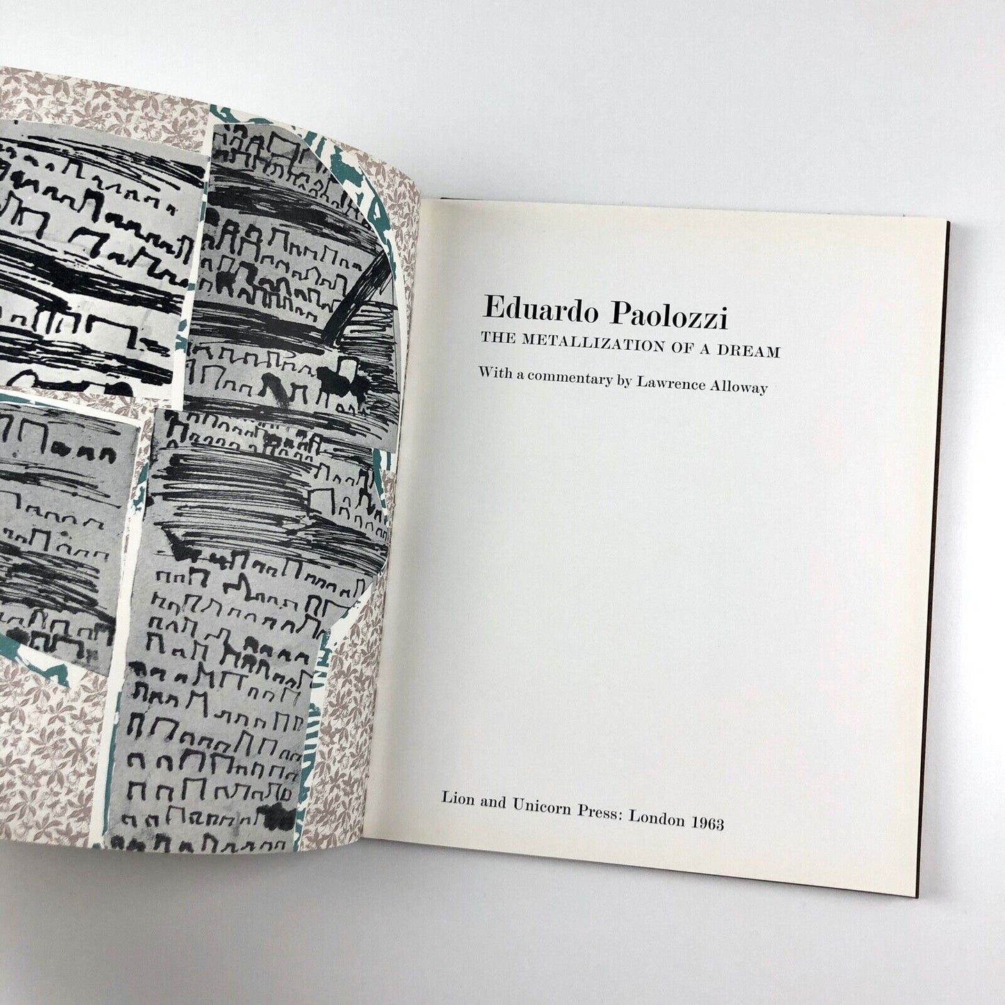 Eduardo Paolozzi. The Metallization of a Dream | John Munday, 1963 | Limited edition
