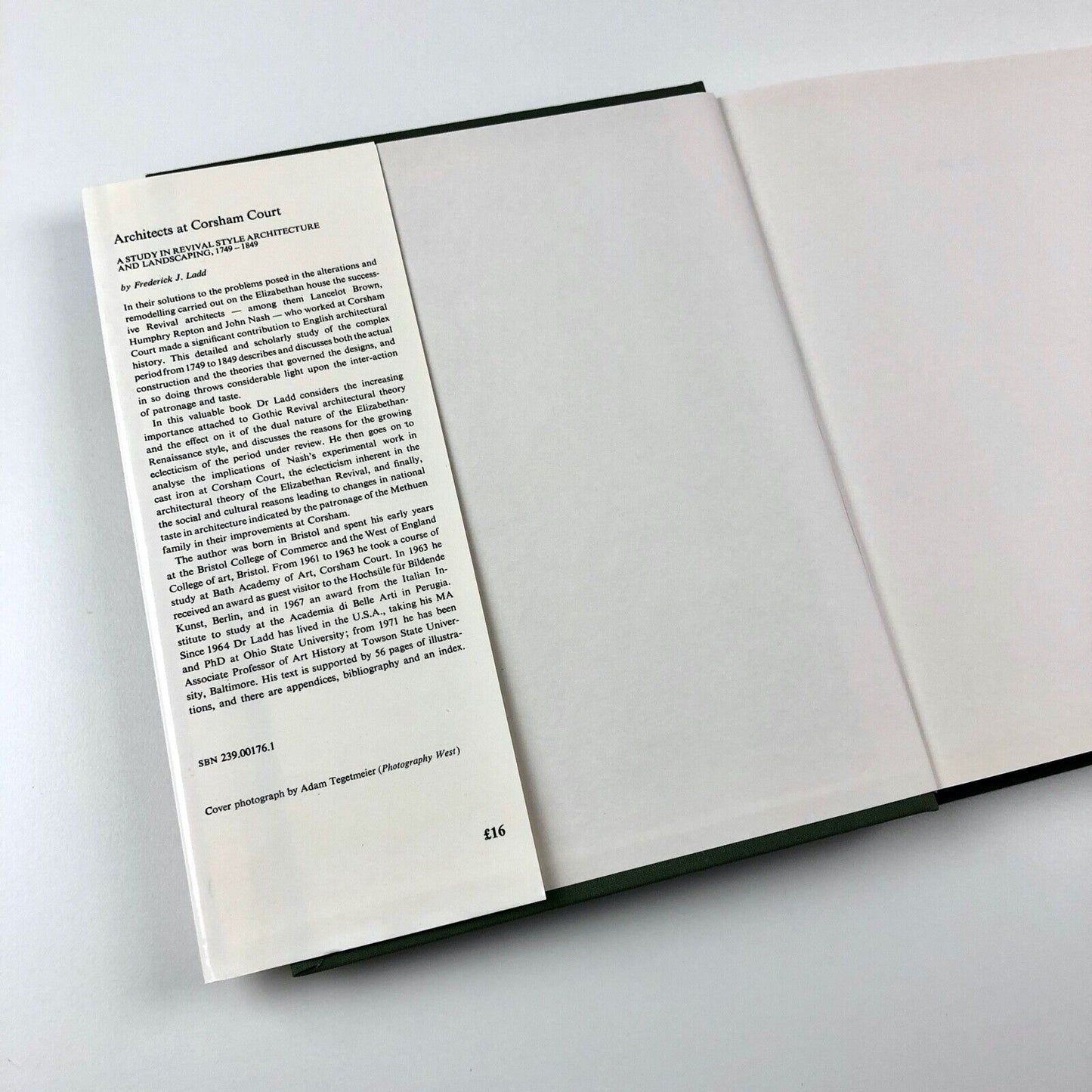 Architects at Corsham Court by Frederick J. Ladd | Moonraker Press, 1978