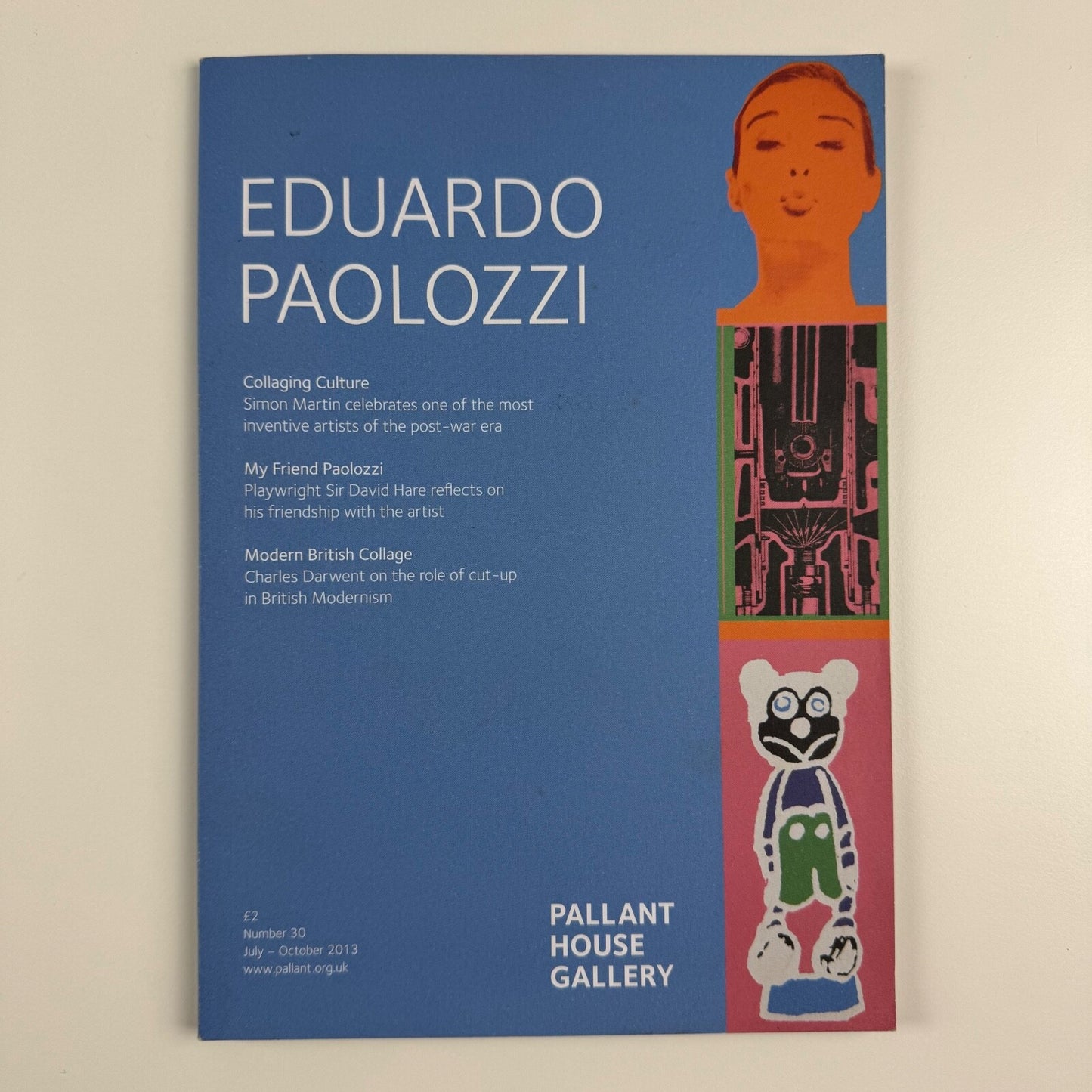 Pallant House Gallery magazine with Eduardo Paolozzi Number 30, July to October 2013