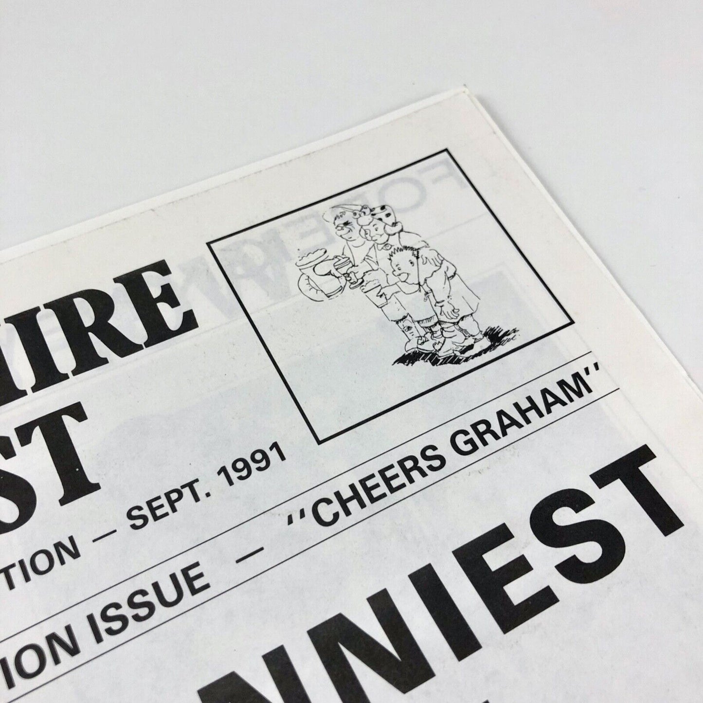 'Yorkshire Toast' | Graham Ibbeson sculptor artist celebration issue Ibbeson at 40 | Sep 1991