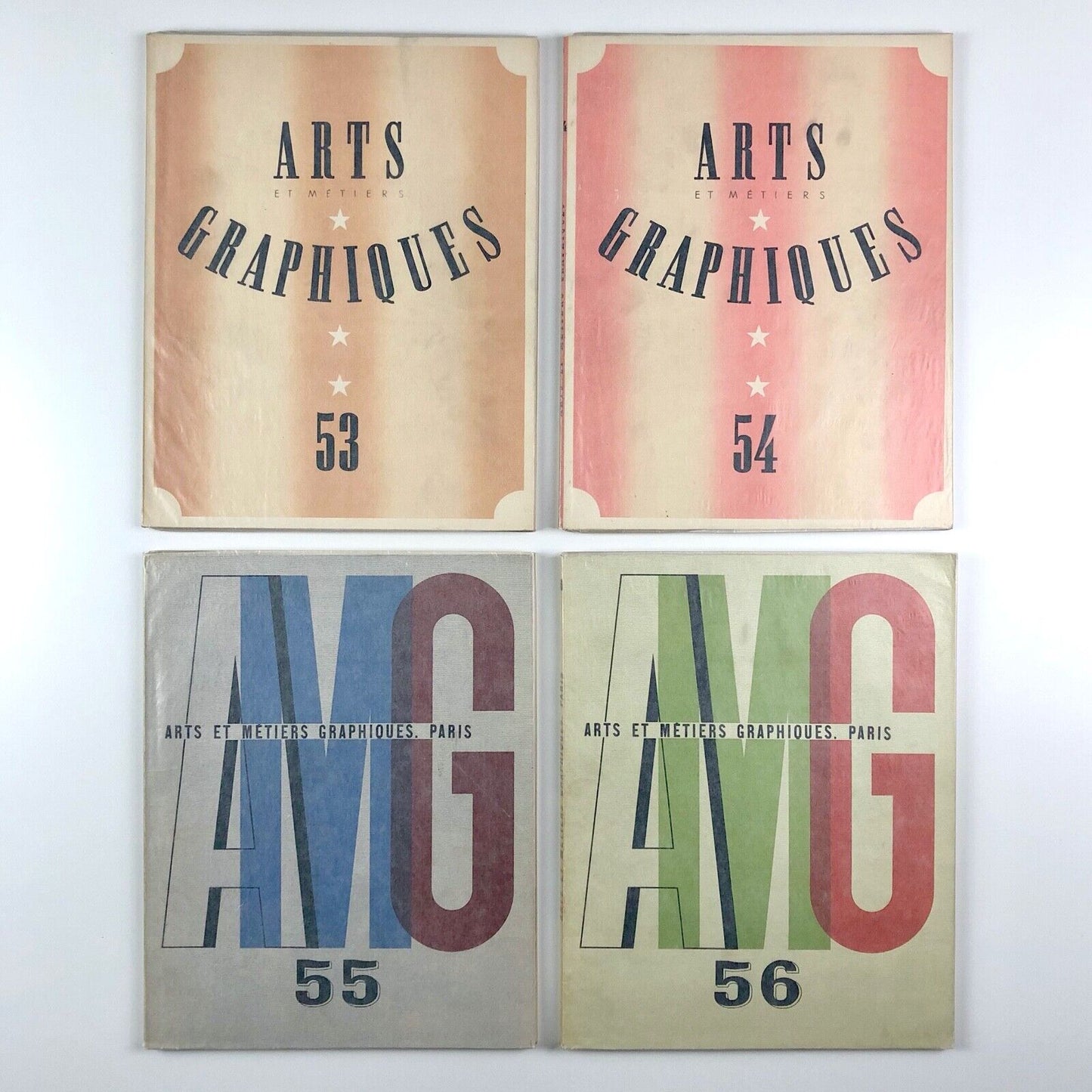 Arts et Métiers Graphiques Vols 1-68 1927-39 Charles Peignot 68 vols some Paul Rand ex-libris