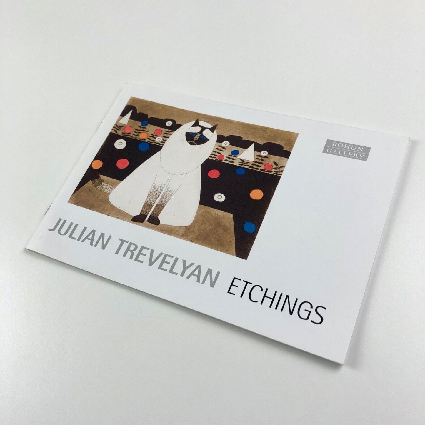 Small catalogue and private view invitation for Julian Trevelyan. Etchings | Bohun Gallery 2014