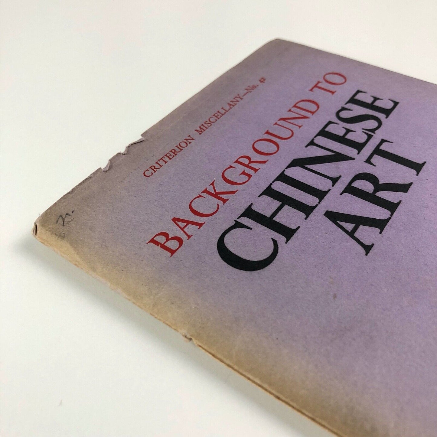 Background to Chinese Art by Hugh Gordon Porteus | Faber and Faber, 1935