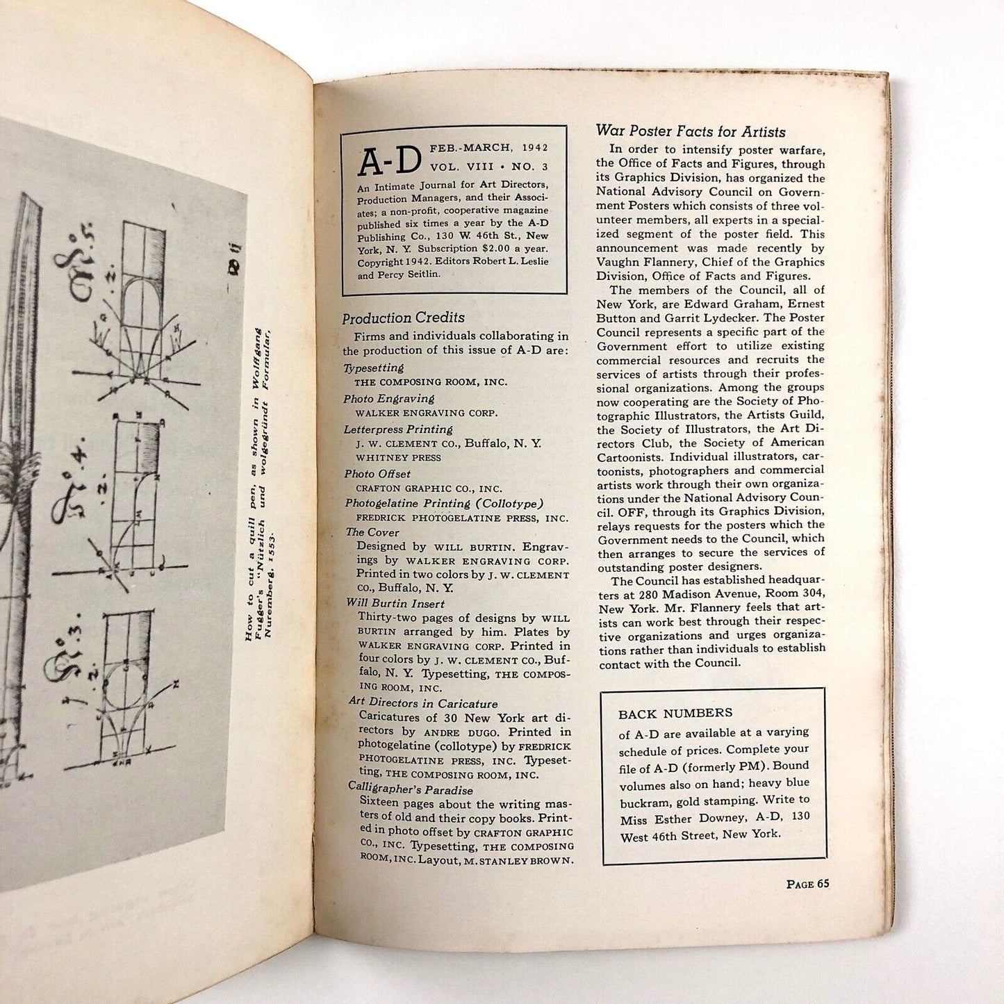 A-D An Intimate Journal for Art Directors, Vol 8, No. 3 | February – March 1942