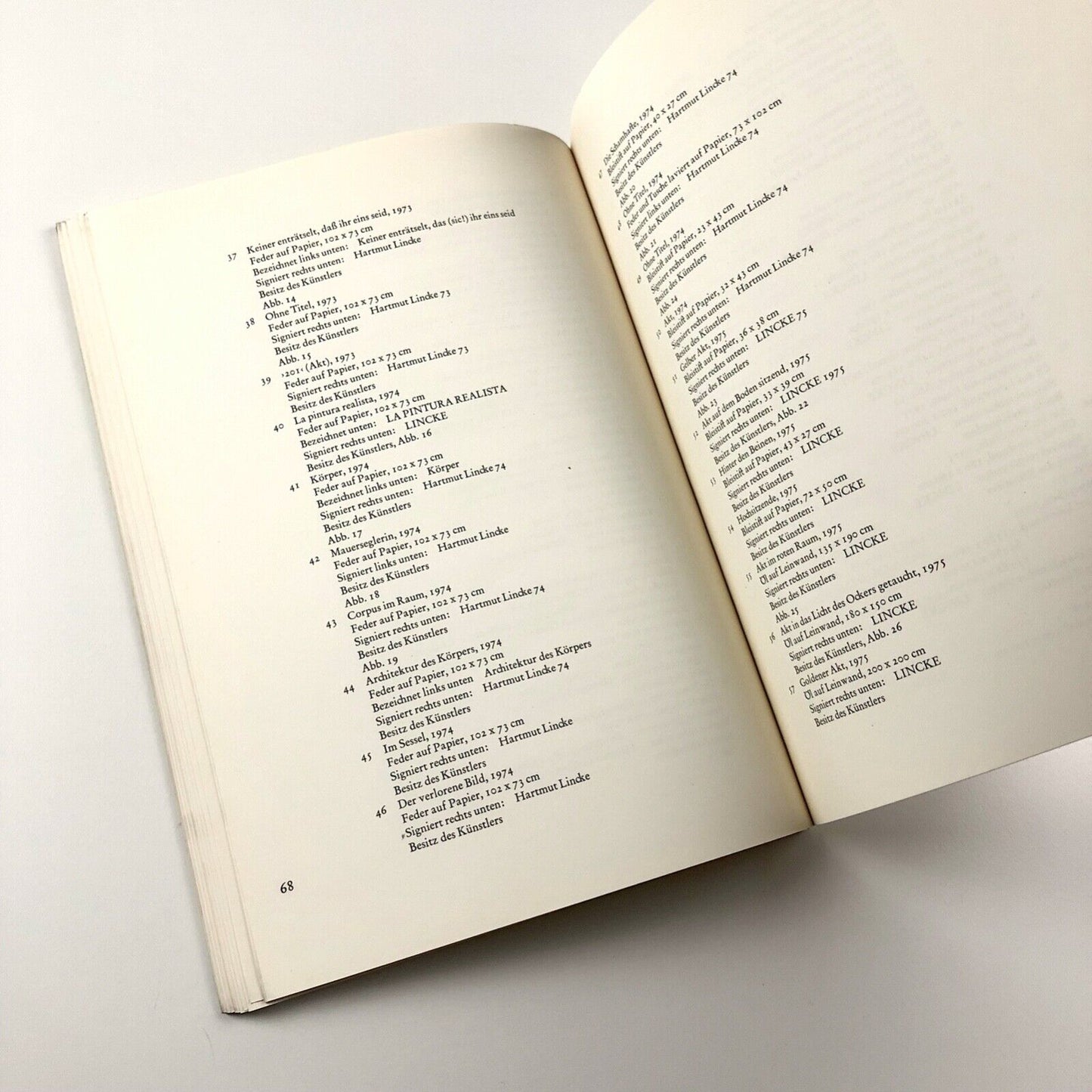 Hartmut Lincke. Zeichnungen und Bilder 1959-1977 | Kulturgeschichtlichen Museums Osnabrück, 1977
