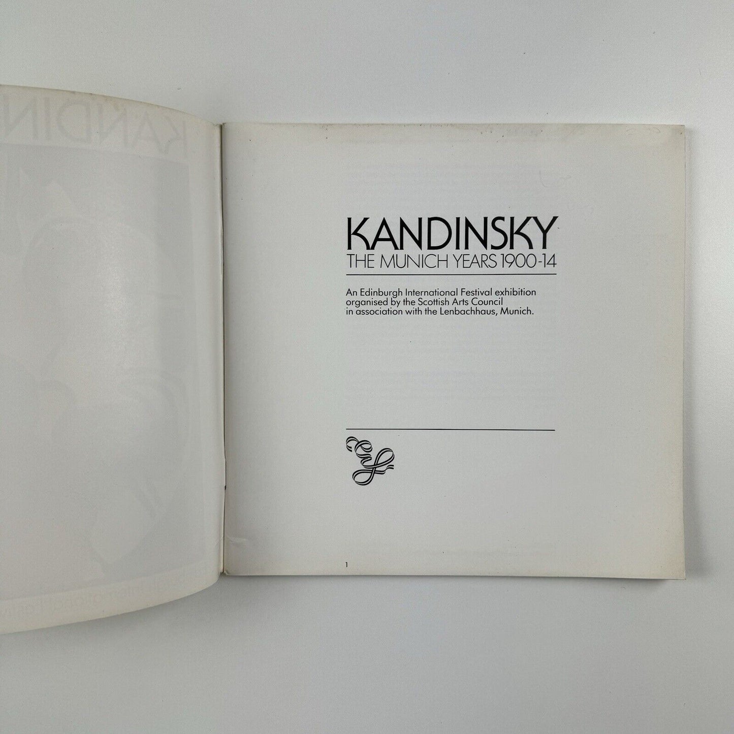 Kandinsky – The Munich Years 1900-14 | Edinburgh International Festival catalogue booklet, 1979