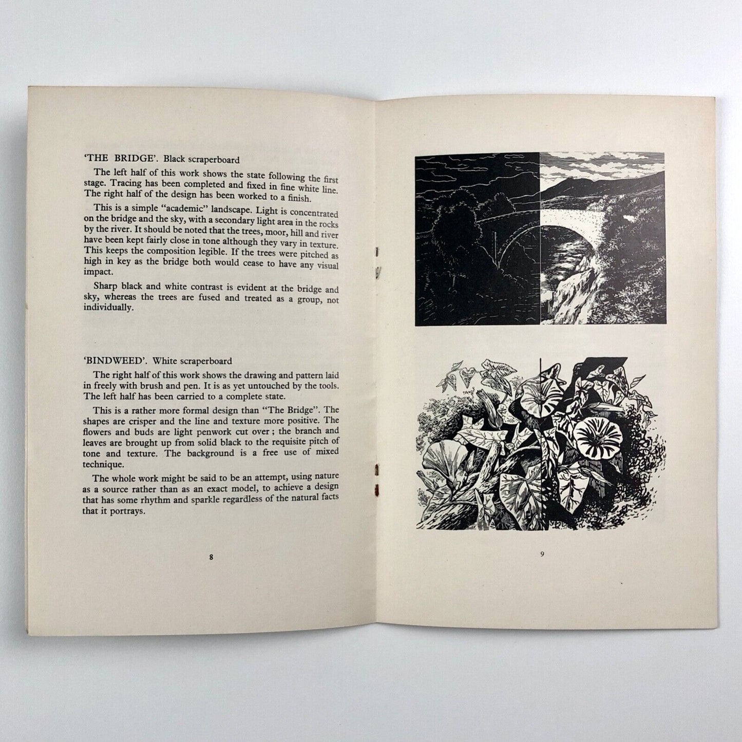 Scraperboard by G. W. Lennox Paterson | Dryad Handicrafts leaflet no. 164