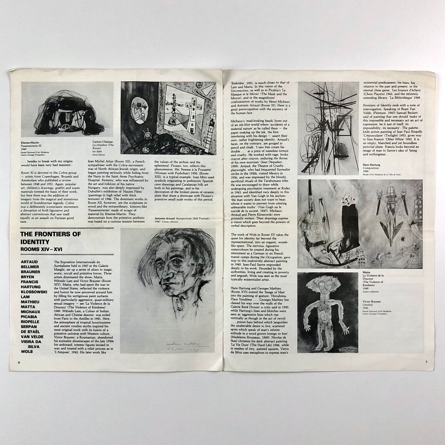 Aftermath. France 1945-54. New Images of Man | Barbican exhibition guide, 1982