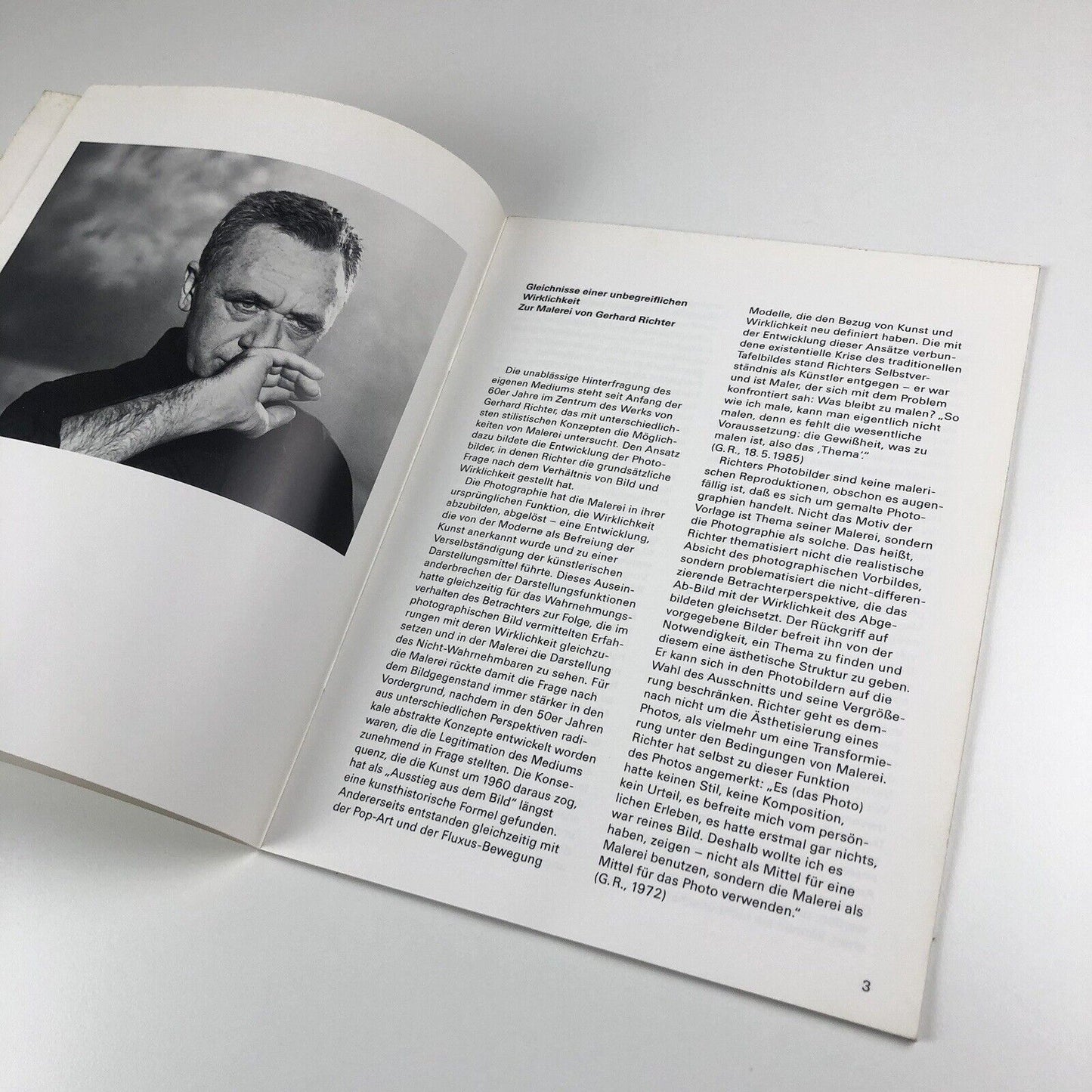 Gerhard Richter | Deutsche Bank collection catalogue booklet | Ulrich Wilmes, 1988