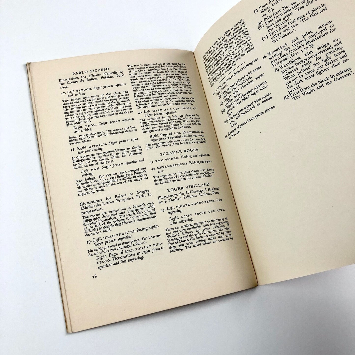 Exhibition of the Technique of Modern French Engraving | Arts Council 1948