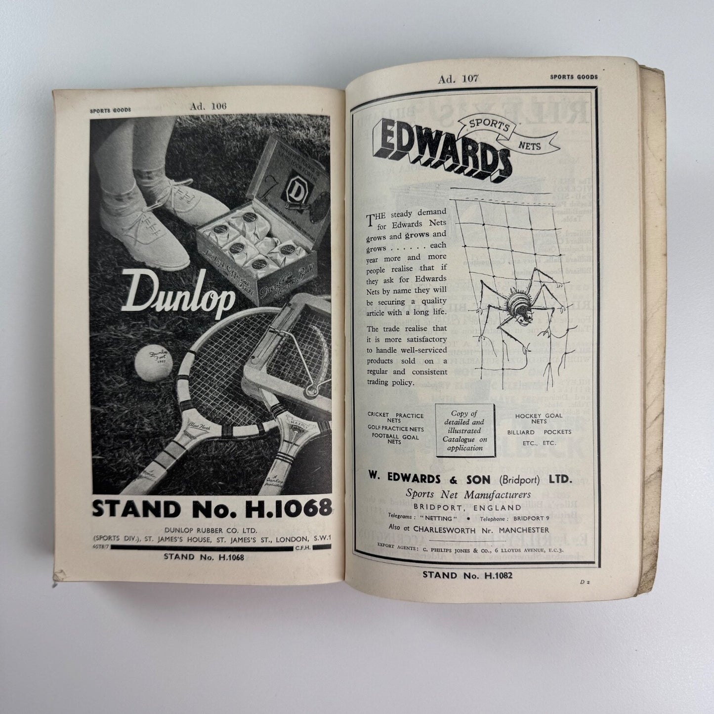 British Industries Fair BIF 1937 Olympia and White City catalogue and plans for exhibition