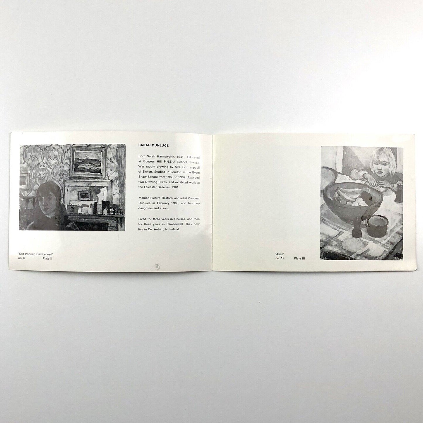 Sarah Dunluce First exhibition of paintings | Crane Kalman Gallery, 1970