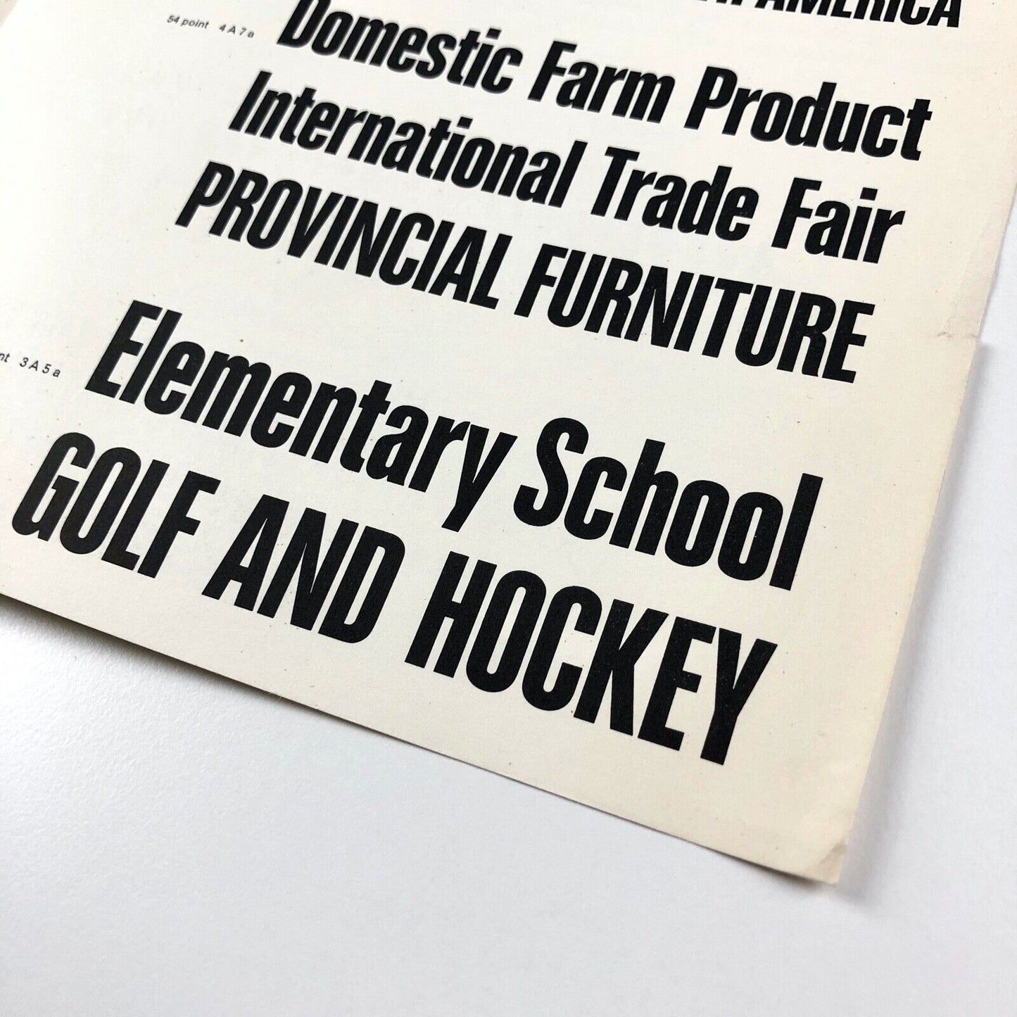 Folio Bold Extra Condensed / Italic | Bauer Alphabets Inc, type specimen leaflet