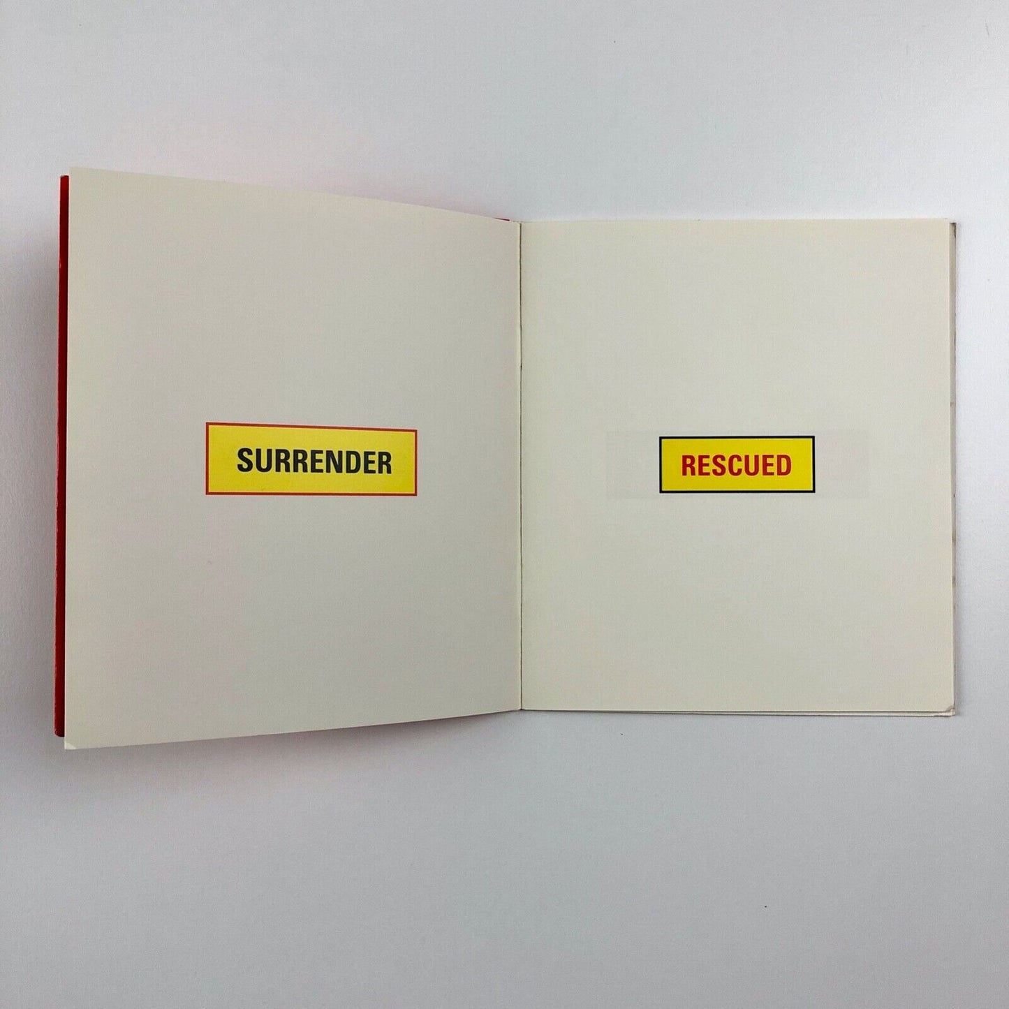 Into The Red Zone | Words of Mass Distraction (1) | Michael Ryan | Surrey Institute of Art and Design, 2004
