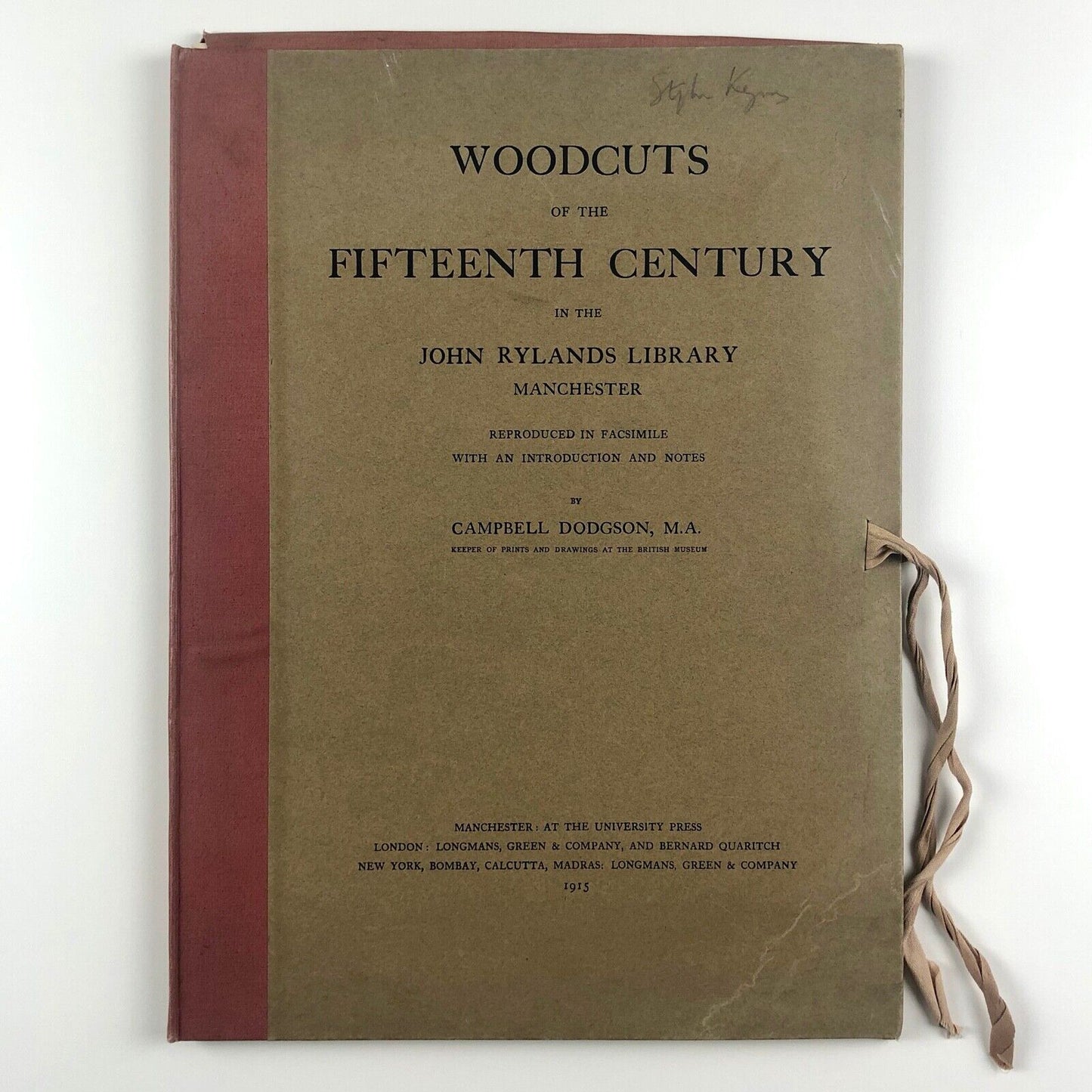 Woodcuts of the Fifteenth Century | John Rylands Library | Campbell Dodgson, 1915