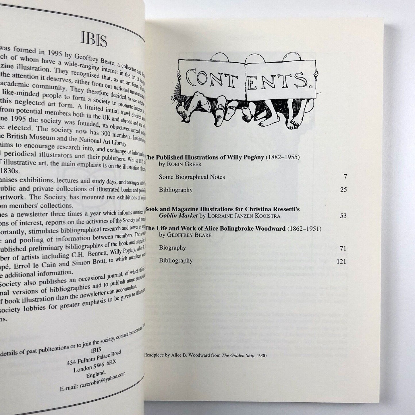 Imaginative Book Illustration Society Journal 1 – Aspects of Illustration, 1999