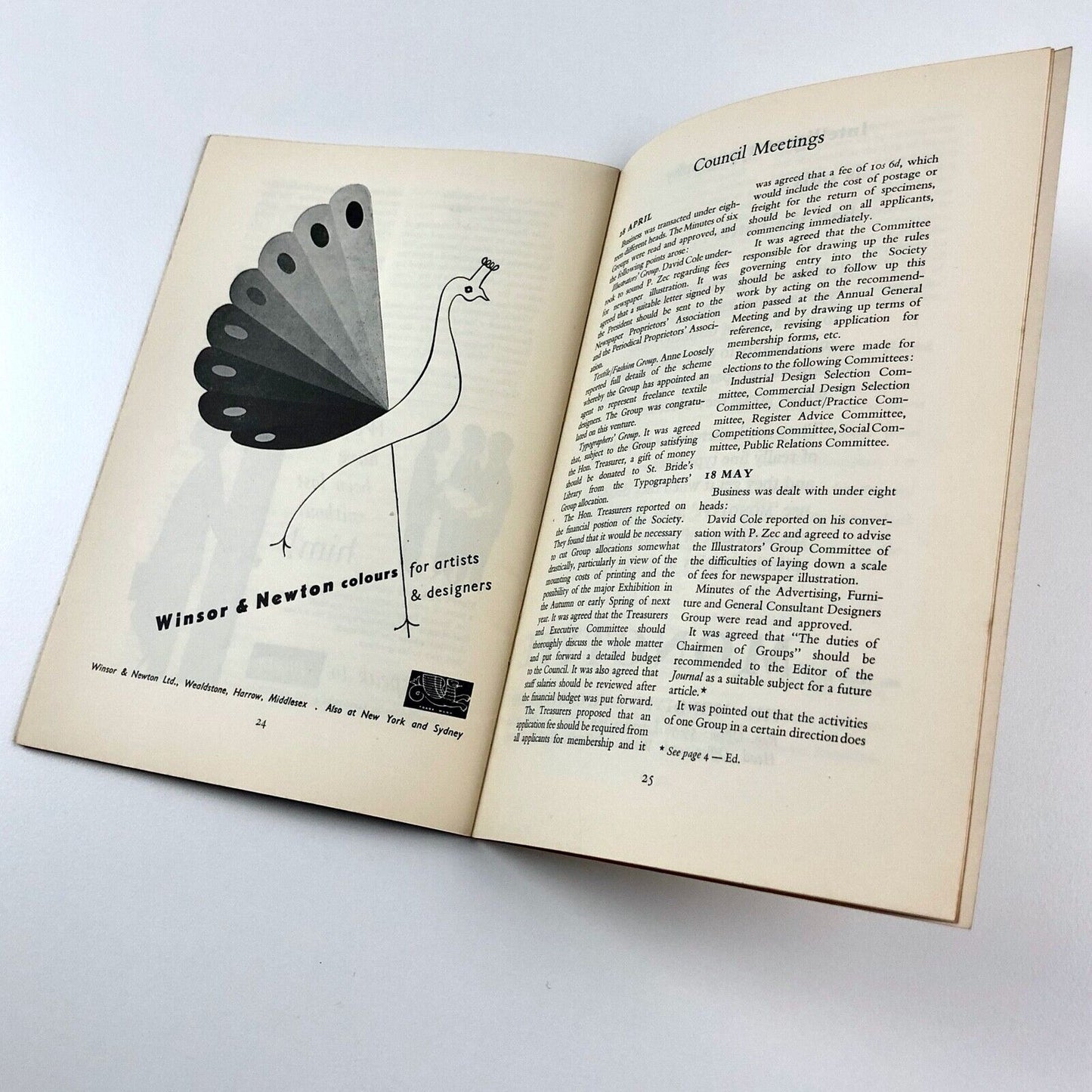 Society of Industrial Artists (SIA) Journal 40, August 1954
