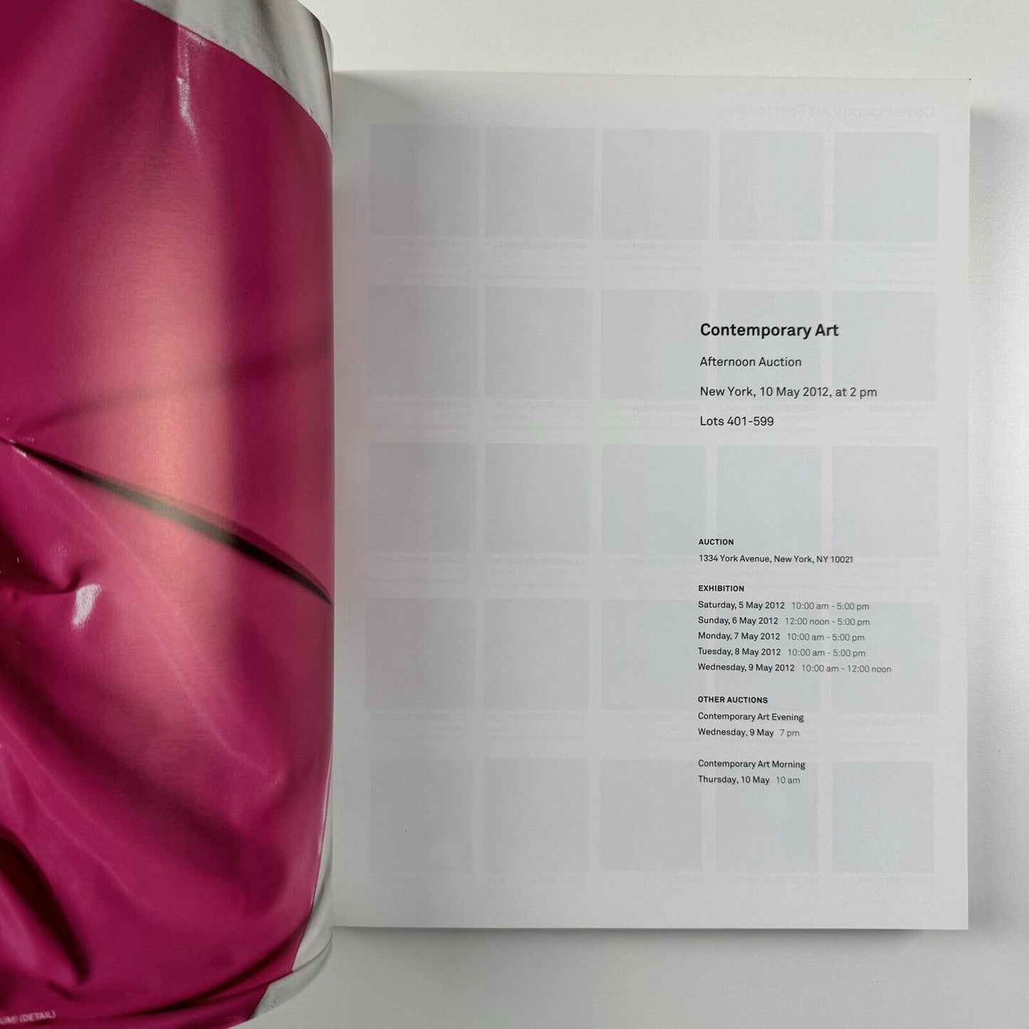 Contemporary Art | Sotheby's, New York, 10 May 2012 | sale N08854