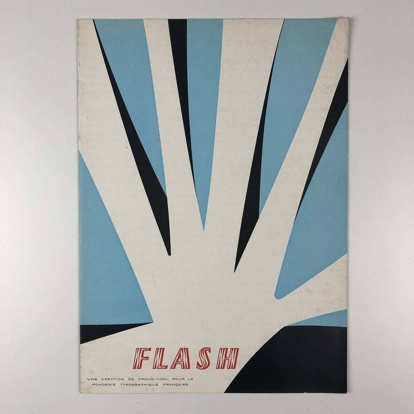 Flash type specimen Enric Crous-Vidal | Fonderie Typographique Français 1953