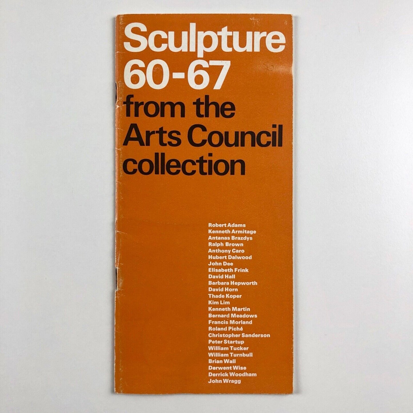 Sculpture 60-67 from the Arts Council collection 1968 | Booklet, designed by Gordon House