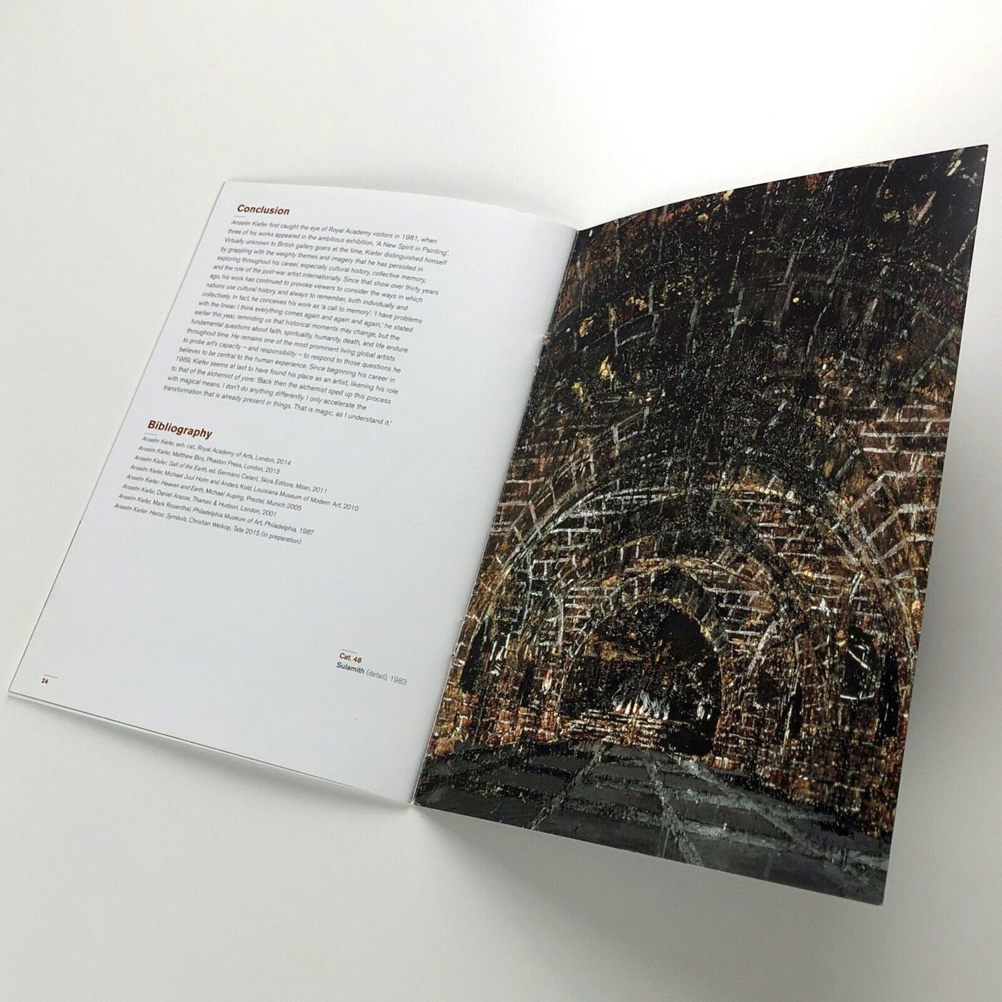 Anselm Kiefer | Royal Academy of Arts 'Exhibition in Focus' booklet, 2014