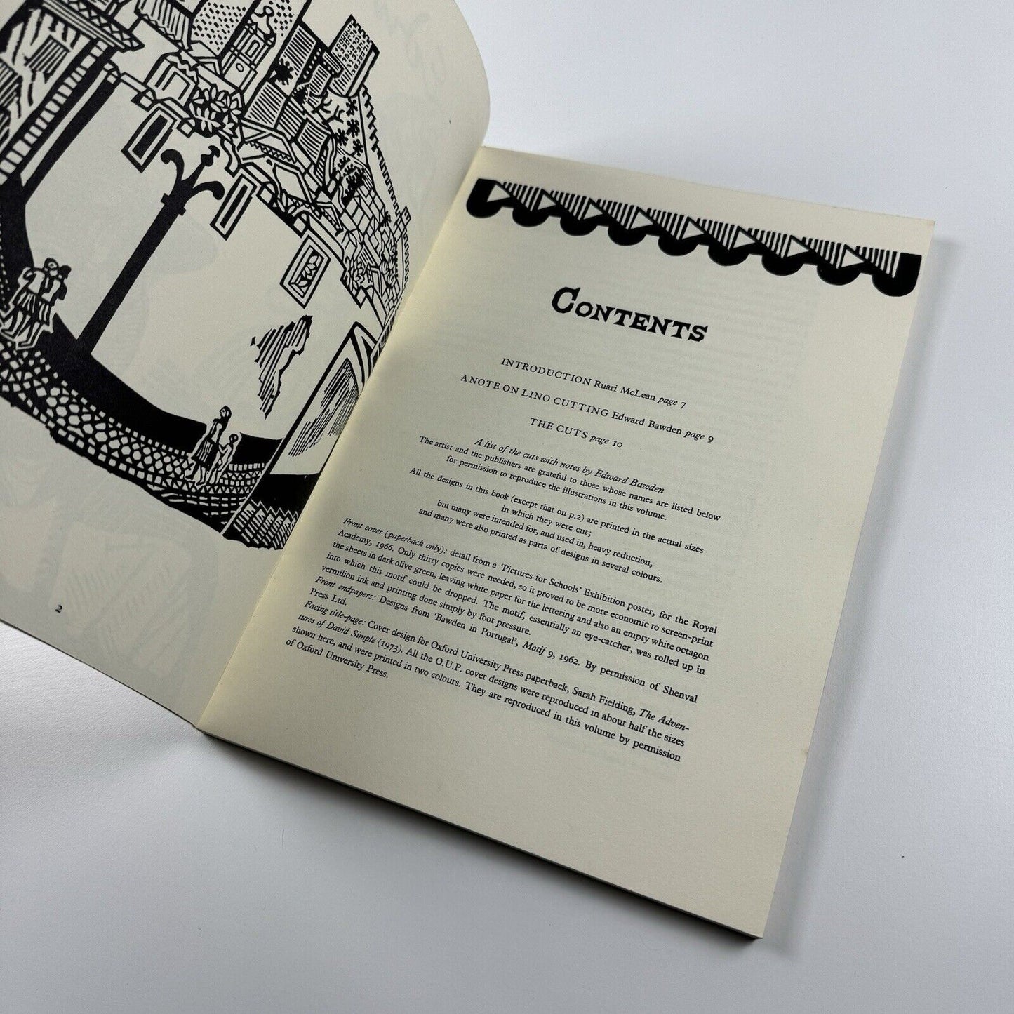 A Book of Cuts by Edward Bawden | Text by Ruari McLean | Scolar, 1979 Softcover