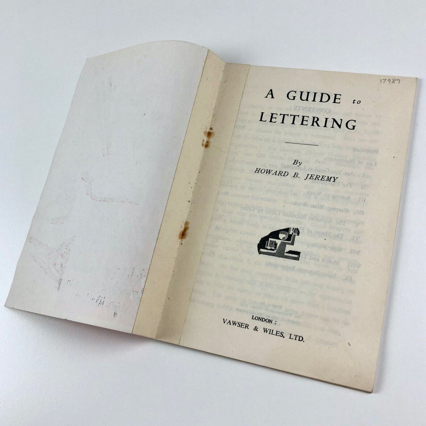 A Guide to Lettering. A Useful Handbook for Ticket, Poster and Sign Writers | Howard Jeremy