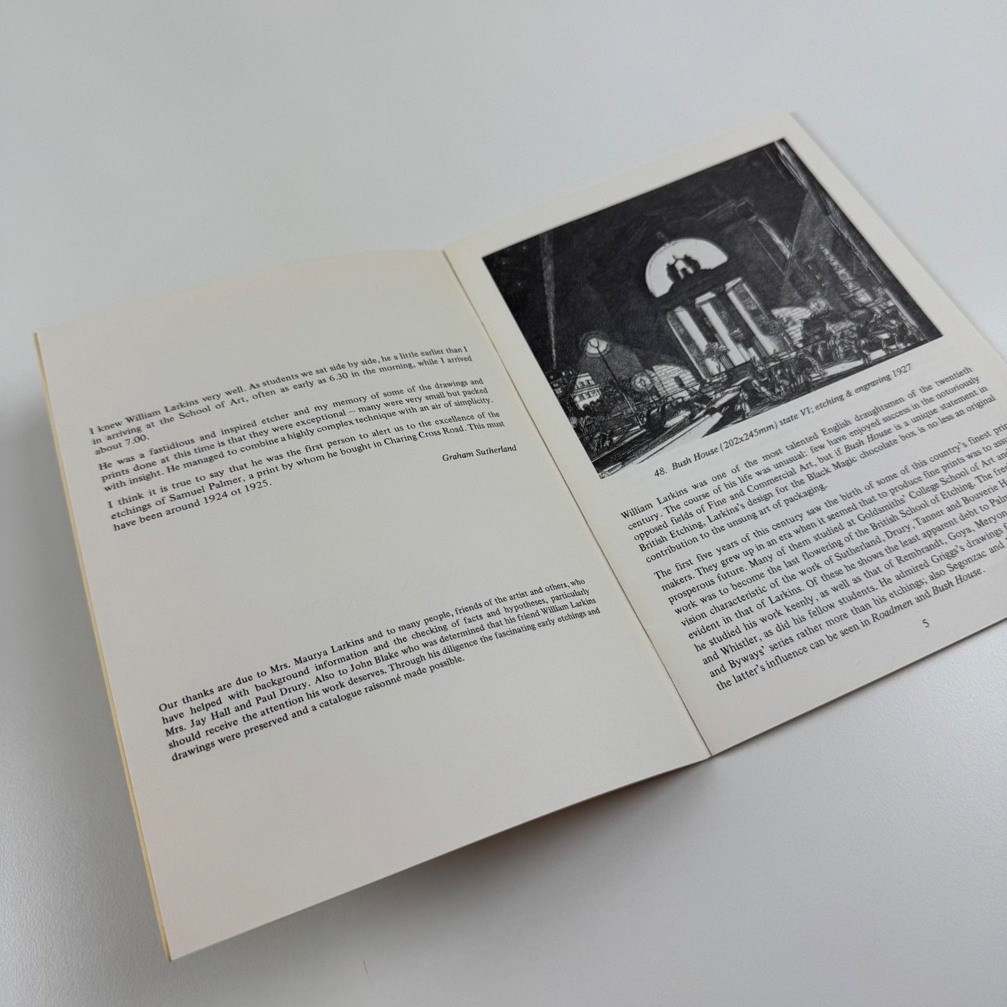 William Larkins. Etchings of the East End in the 1920s | Robin Garton 1979