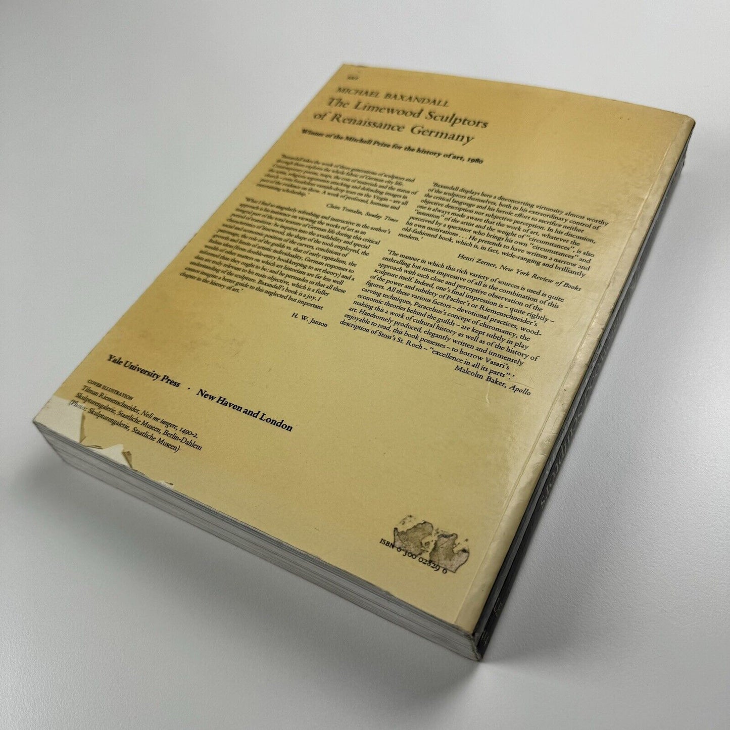 The Limewood Sculptors of Renaissance Germany by Michael Baxandall | Yale University Press, 1981 second printing