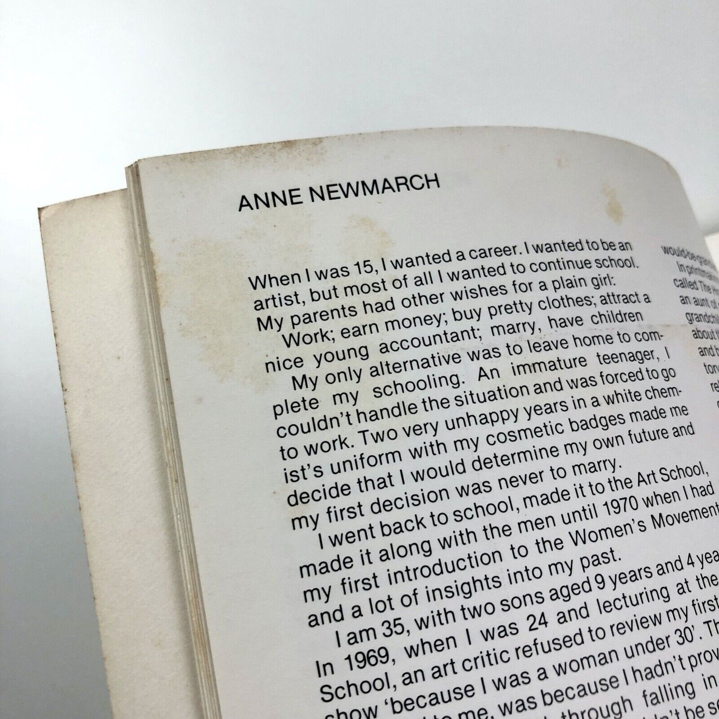 Sense and Sensibility. In Feminist Art Practice | Midland Group Nottingham, 1982