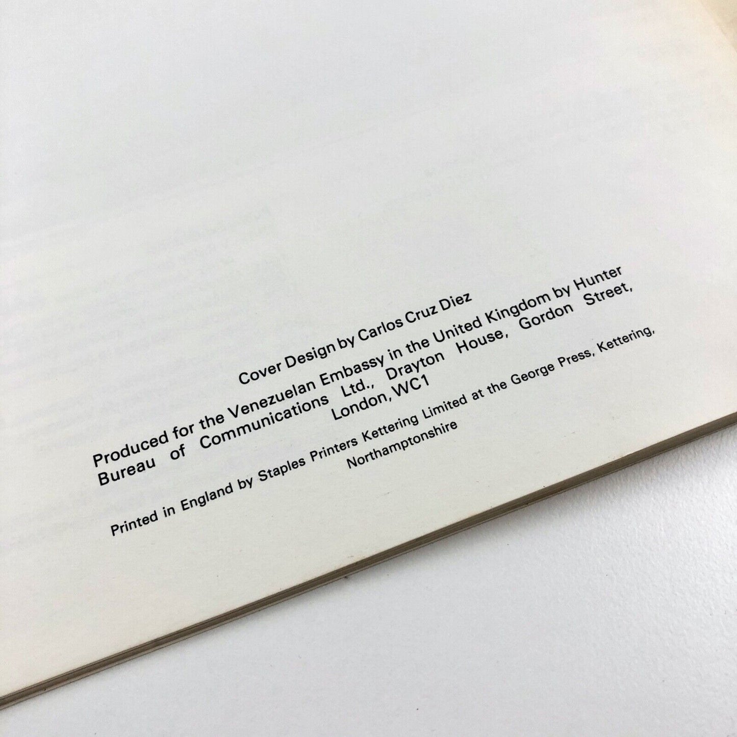 An Exhibition of Venezuelan Art | The Artists Market Association Gallery, London, 1978 - cover design by Carlos Cruz Diez