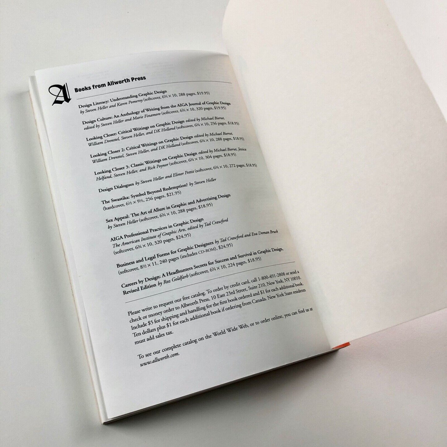 Design Literacy (continued) Understanding Graphic Design | Steven Heller | Allworth Press, 1999