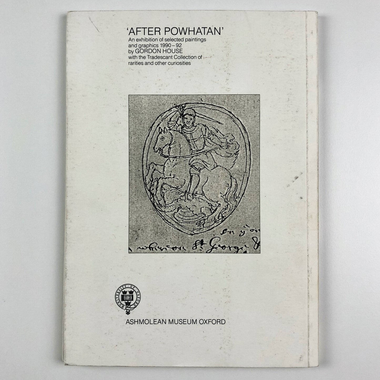 Gordon House: 'After Powhaten' | Ashmolean Museum exhibition catalogue, 1993