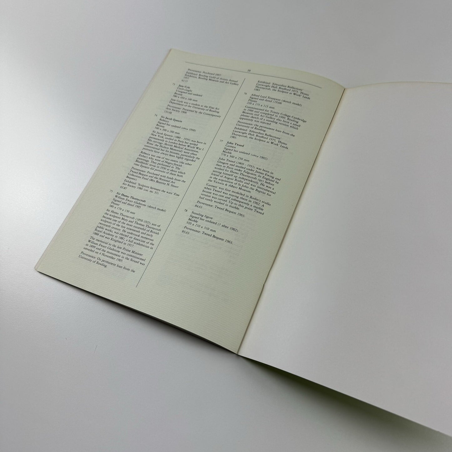 Public Property – 20th century paintings & sculpture | Reading Museum & Art Gallery, 1987